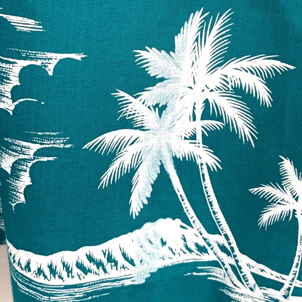 Royal Creations Blue Hawaiian Shirt L NWOT - Picture 7 of 8